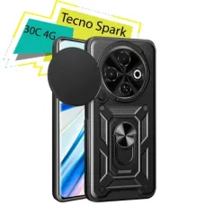 Чохол до мобільного телефона BeCover Military Tecno Spark 30C 4G Black (713074)