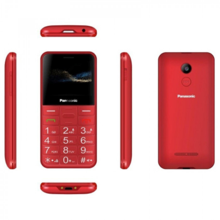 Мобільний телефон Panasonic KX-TU155 Red (KX-TU155EXRN)