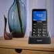 Мобільний телефон Panasonic KX-TU155 Black (KX-TU155EXBN)