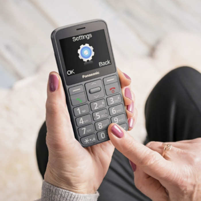 Мобільний телефон Panasonic KX-TU160 Black (KX-TU160EXB)