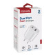 Зарядний пристрій Promate 17W USB-C + USB-A (biplug-2.white)