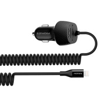 Зарядное устройство Promate 17W USB + Lightning (voltrip-i.black)