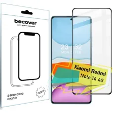 Скло захисне BeCover Xiaomi Redmi Note 14 4G Black (713099)