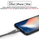 Дата кабель USB 2.0 AM to Lightning 1.2m grey Promate (nervelink-i.grey)