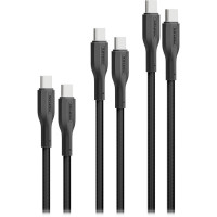 Дата кабель USB-C to USB-C 2.0m Promate (cablekit-cc.black)