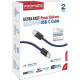 Дата кабель USB-C to USB-C 2.0m Promate (ecoline-cc200.navy)