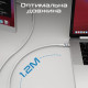 Дата кабель USB-C to USB-C 1.2m Promate (lucidline-cc120.white)
