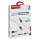 Дата кабель USB-C to USB-C 2.0m Promate (lucidline-cc200.white)