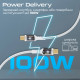 Дата кабель USB-C to USB-C 2.0m Promate (lucidline-cc200.white)