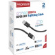 Дата кабель USB-C to Lightning 1.2m Promate (ecoline-ci120.black)