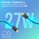 Дата кабель USB-C to Lightning 1.2m Promate (ecoline-ci120.black)