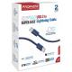 Дата кабель USB-C to Lightning 1.2m Promate (ecoline-ci120.navy)