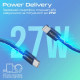 Дата кабель USB-C to Lightning 1.2m Promate (ecoline-ci120.navy)