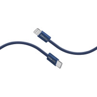 Дата кабель USB-C to Lightning 1.2m Promate (ecoline-ci120.navy)