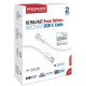 Дата кабель USB-C to Lightning 1.2m Promate (ecoline-ci120.white)