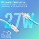 Дата кабель USB-C to Lightning 1.2m Promate (ecoline-ci120.white)