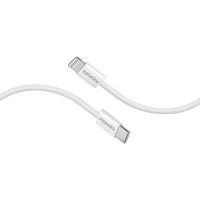Дата кабель USB-C to Lightning 1.2m Promate (ecoline-ci120.white)