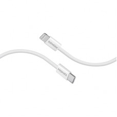 Дата кабель USB-C to Lightning 1.2m Promate (ecoline-ci120.white)