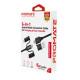 Дата кабель USB 2.0 AM to Lightning + Micro 5P + USB-C pentapower.black Promate (pentapower.black)