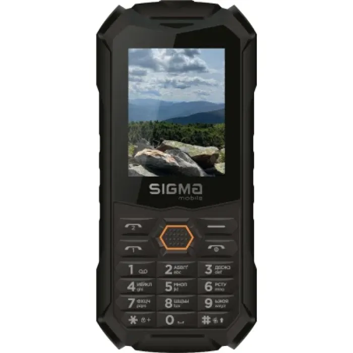 Мобільний телефон Sigma X-treme PV68 Black Orange (4827798738221)