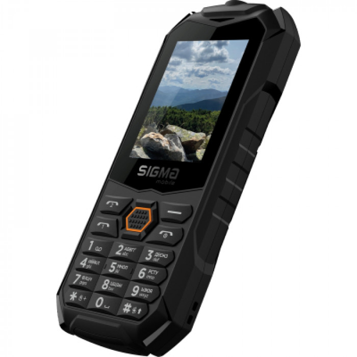 Мобільний телефон Sigma X-treme PV68 Black Orange (4827798738221)