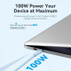 Дата кабель USB-C to 2xUSB-C 1.5m 5.0A Silicone Type Blue Vention (CTMSG)