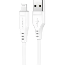 Дата кабелю USB 2.0 AM to Lightning 1.2m 2.4A TPE C3-02 White Acefast (6974316280835)