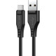 Дата кабель USB 2.0 AM to USB-C 1.2m 3.0A TPE Black Acefast (6974316280866)