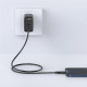 Дата кабель USB-C to Lightning 1.2m 3.0A TPE C3-01 Black Acefast (6974316280804)