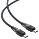 Дата кабель USB-C to USB-C 1.2m 3A silicone braid C10-03 Acefast (6974316283119)