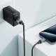 Дата кабель USB-C to USB-C 1.2m 3A aluminum alloy C20-03 Black Acefast (6974316283775)