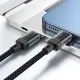 Дата кабель USB-C to USB-C 1.2m 60W stainless steel C12-03 Black Acefast (6974316283317)