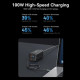Зарядний пристрій Vention 4xUSB 100W (2xUSB-C+2xUSB-A) PD3.0/QC 3.0/GaN Black (FBSBG-EU)