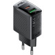 Зарядний пристрій Acefast 2xUSB 30W (USB-C+USB-A) Gan A98 Black (6974316283263)