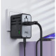 Зарядний пристрій Acefast 5xUSB 75W (3xUSB-C + 2xUSB-A) Gan Z1 Fast Charger (6974316282495)