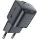 Зарядний пристрій Acefast USB-C 20W Gan A73 mini Fast Charger Black (6974316282648)