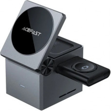 Зарядний пристрій Acefast Wireless QI 3in1 15W E18 Rubik''s (6974316282884)