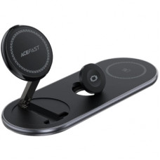 Зарядний пристрій Acefast Wireless QI 3in1 15W E19 Qi2 (6974316283096)