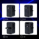 Зарядний пристрій Choetech 4xUSB 100W PD (2хUSB-C+2хUSB-A) сharger diamond model black (PD6028-BK)