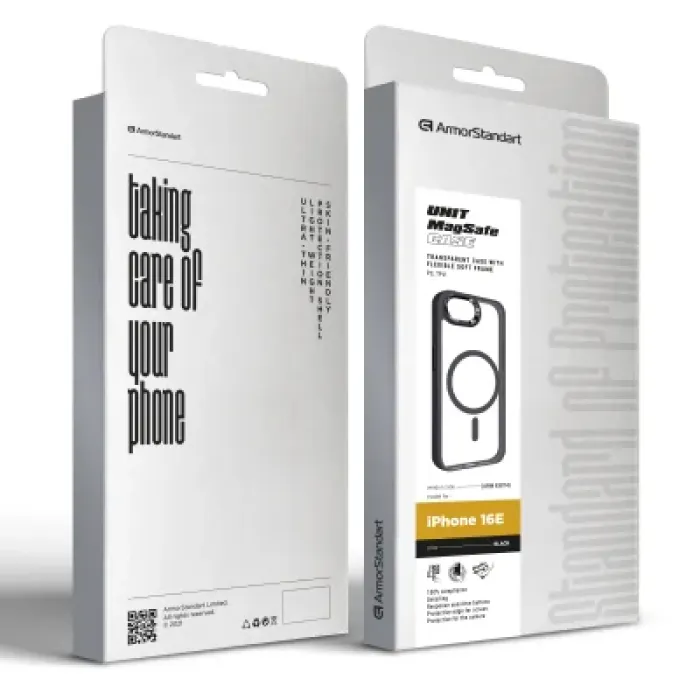 Чохол до мобільного телефона Armorstandart Unit MagSafe Apple iPhone 16e Black (ARM83874)