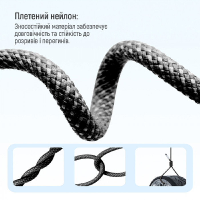 Дата кабель USB-C to Lightning 2.0m 27W PD FC black ColorWay (CW-CBPDCL068-BK)