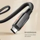 Дата кабель USB-C to USB-C 2.0m (PVC+Aluminum Alloy) (PD Fast Charging 240W) 5А black ColorWay (CW-CBPDCC070-BK)