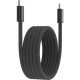 Дата кабель USB-C to USB-C 1.0m 60W Magnet Braided Black Canyon (CND-CCMG60AB15B)