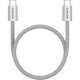 Дата кабель USB-C to USB-C 1.0m 60W Magnet Braided Light Grey Canyon (CND-CCMG60AB15LG)
