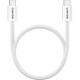 Дата кабель USB-C to USB-C 1.0m 60W Magnet Braided White Canyon (CND-CCMG60AB15W)