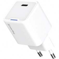 Зарядний пристрій ColorWay GaN Mini 35W PD Port PPS USB-C white (CW-CHS056PD-WT)