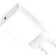 Зарядний пристрій ColorWay GaN Mini 45W PD Port PPS USB-C white (CW-CHS057PD-WT)