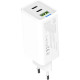 Зарядний пристрій ColorWay GaN Mini 65W PD Port PPS USB (USB-2C1A) white (CW-CHS058PD-WT)