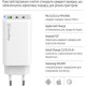 Зарядний пристрій ColorWay GaN Mini 65W PD Port PPS USB (USB-2C1A) white (CW-CHS058PD-WT)