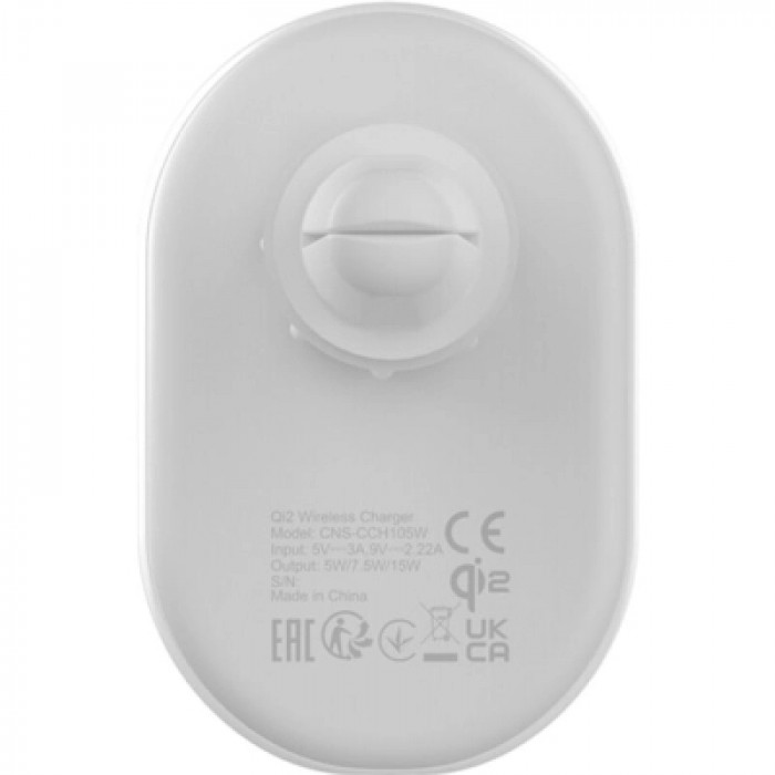 Універсальний автотримач Canyon OnGrip 105 15W Qi2 Wireless White (CNS-CCH105W)